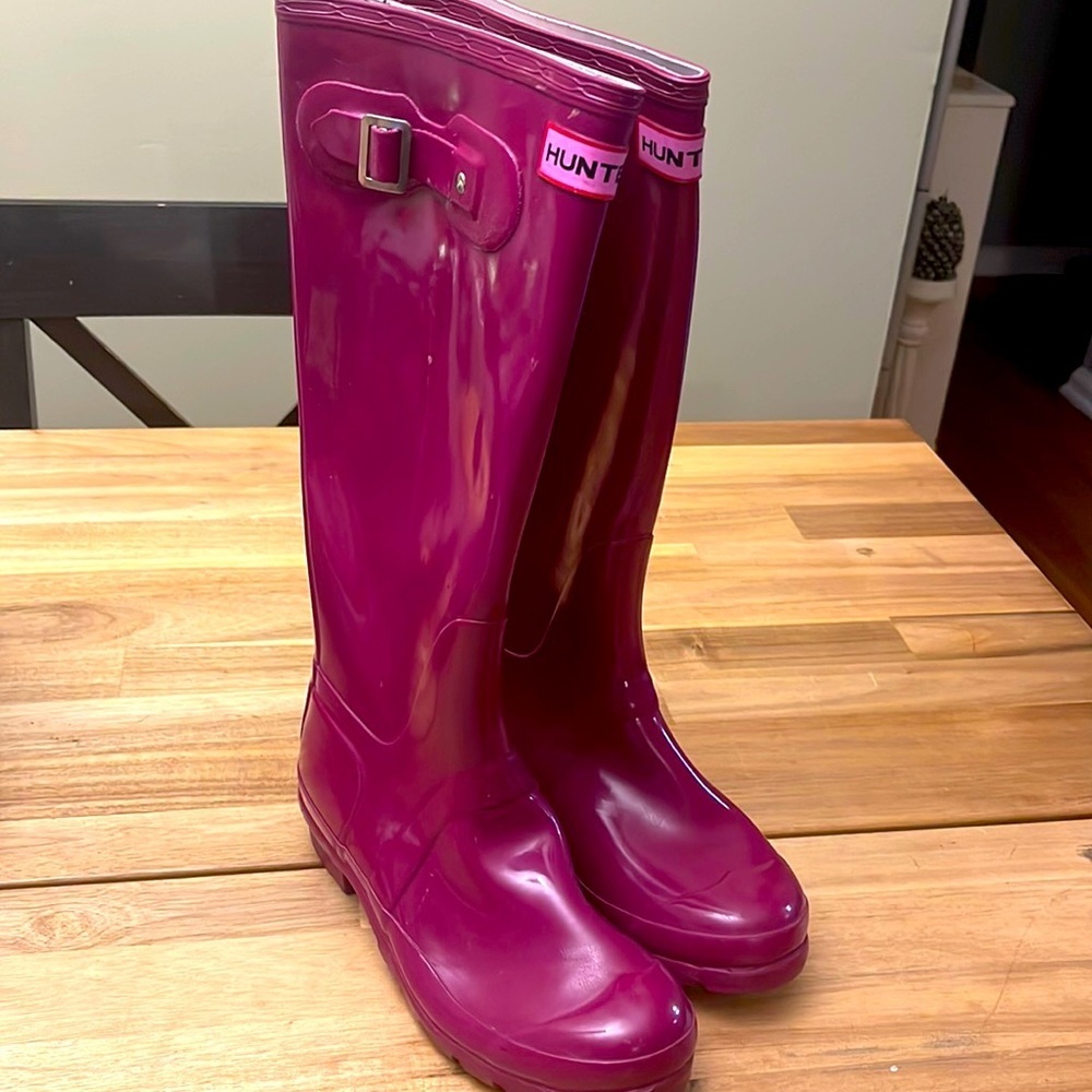 HUNTER knee high rain boots - Picture 3 of 7